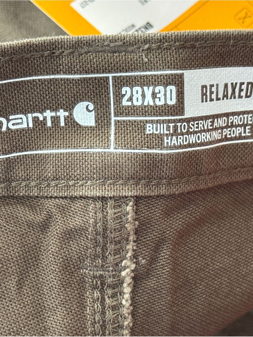 Carhartt Men's Rugged Flex Duck Relaxed Fit Utility Work 28” x 30” - Picture 5 of 5